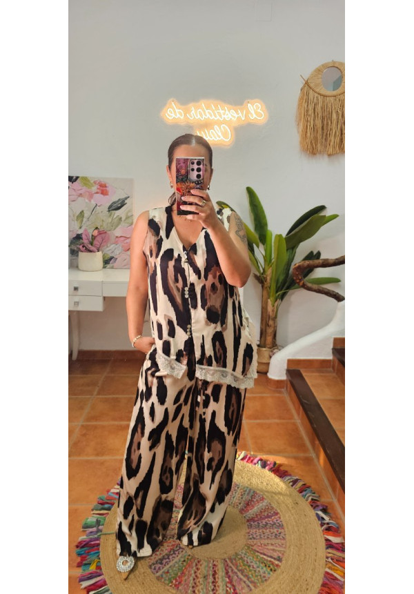 Conjunto leo encaje 