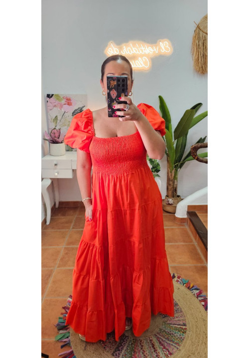 Vestido hombro + Colores 