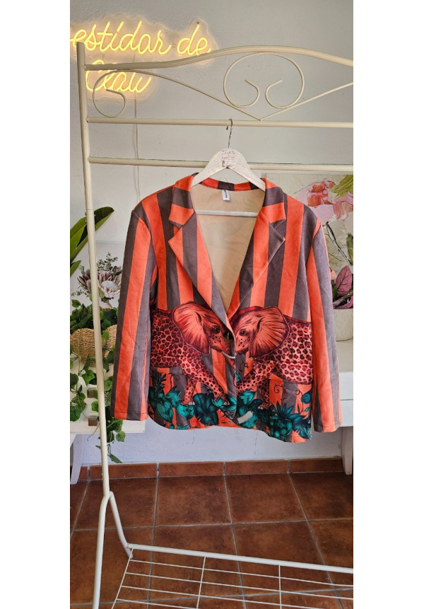 Americana antelina elefante print