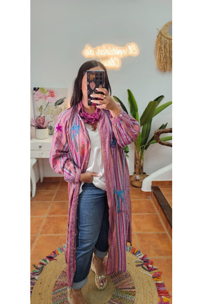 Túnica camisera bordada + Colores 