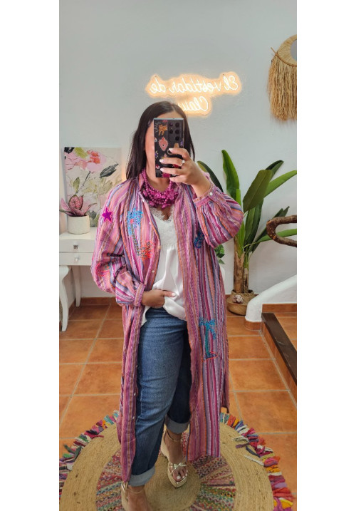 Túnica camisera bordada + Colores 