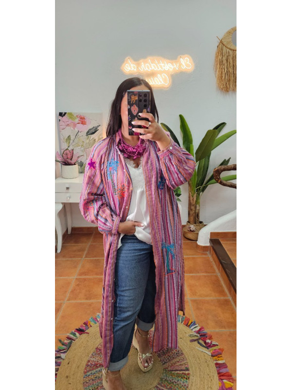 Túnica camisera bordada + Colores 