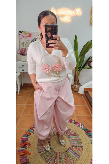 Pantalón  cruzado + Colores 