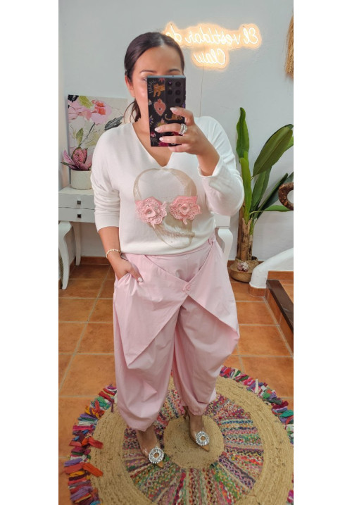 Pantalón  cruzado + Colores 