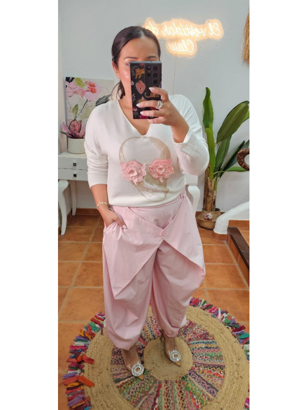 Pantalón  cruzado + Colores 