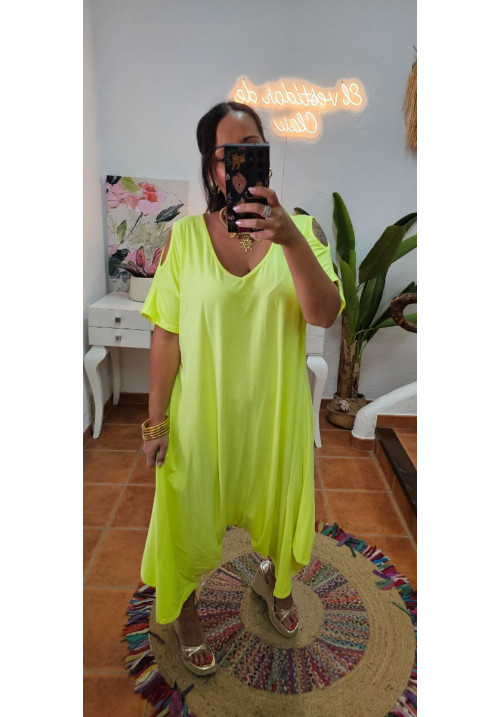 Mono Baggy flúor amarillo 