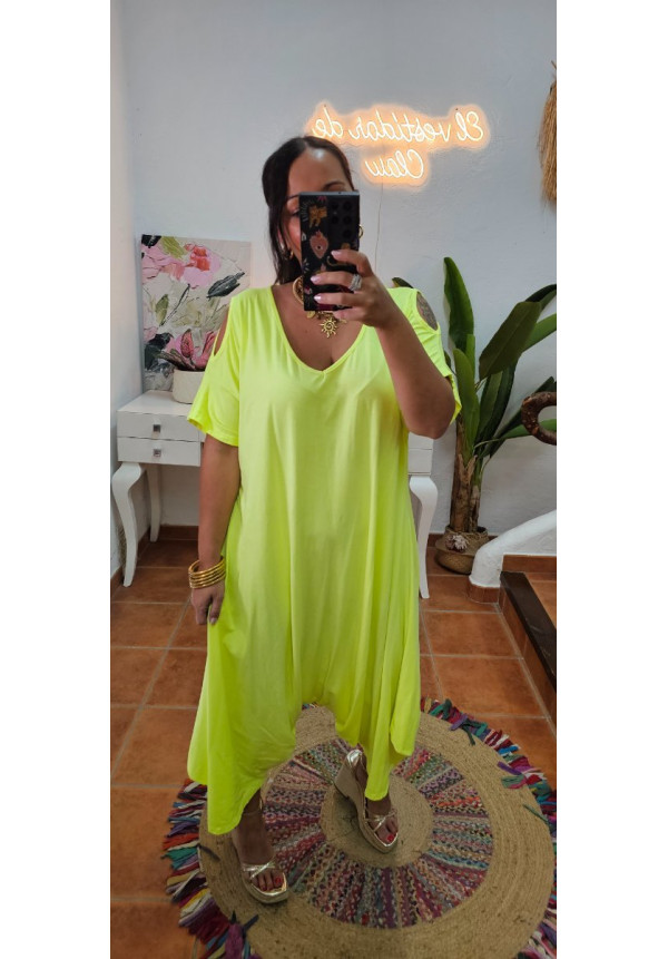 Mono Baggy flúor amarillo 