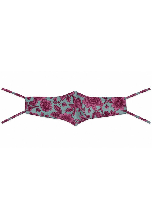 Fajin tela estampado doble pico