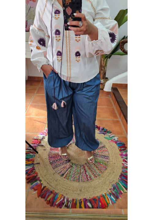 Pantalón baggy tencel