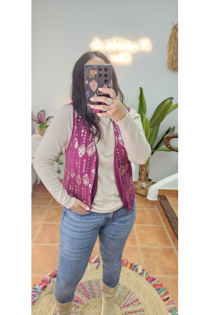 Chaleco punto lentes 