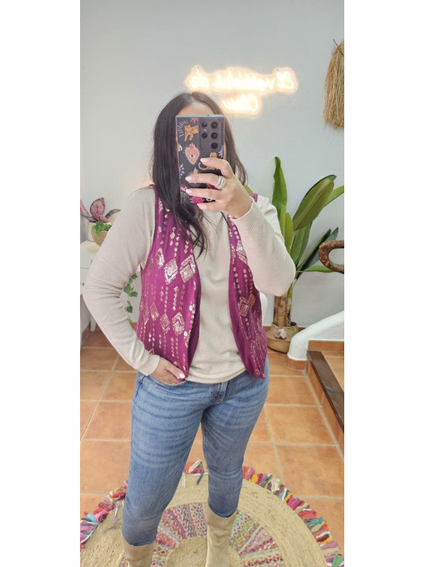 Chaleco punto lentes 