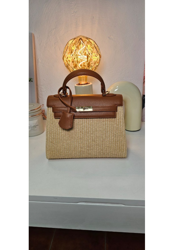 Bolso rafia H 