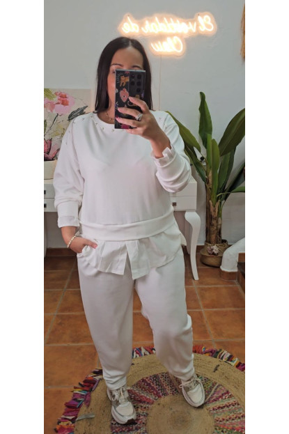 Conjunto tachas cinturón 