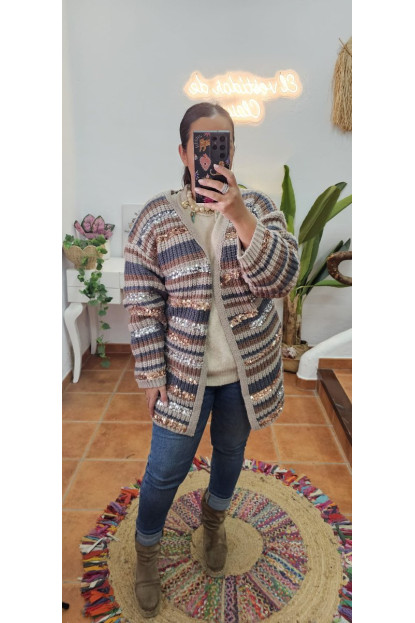 Chaqueta punto lentes + Colores 