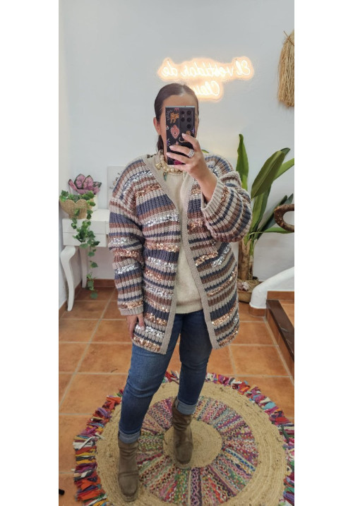 Chaqueta punto lentes + Colores 