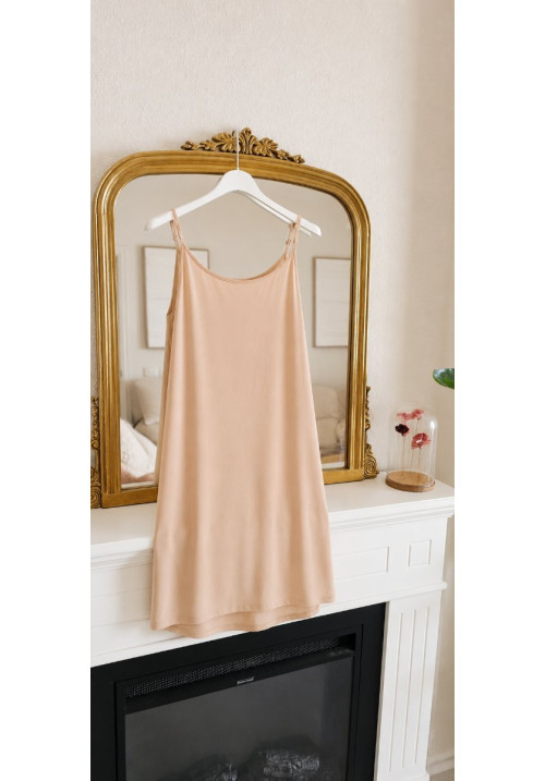 Forro vestido/mono baggy color beige 