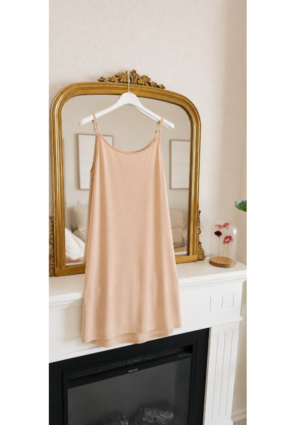 Forro vestido/mono baggy color beige 