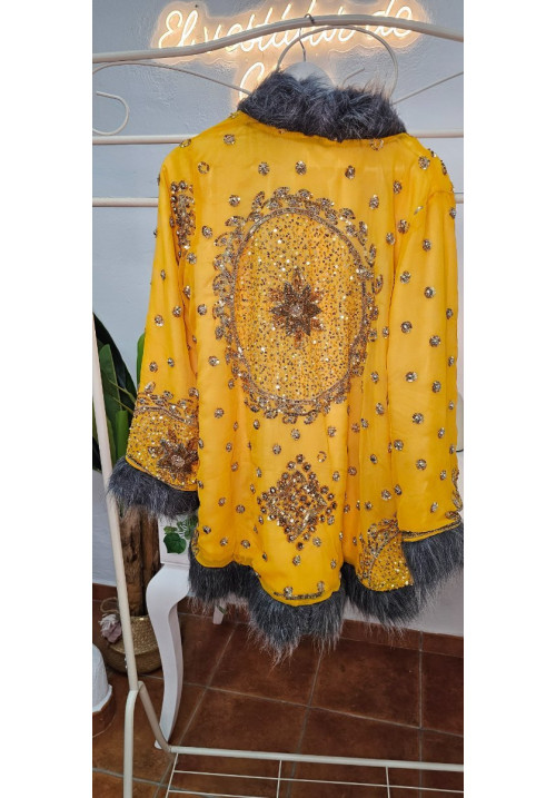 Abrigo india amarillo