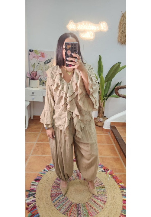 Blusa calada volantes  + Colores 