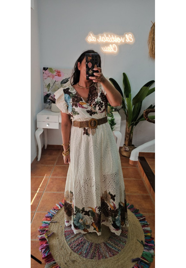 Vestido calado colores 