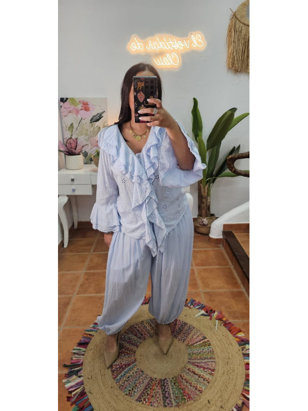 Blusa calada volantes  + Colores 