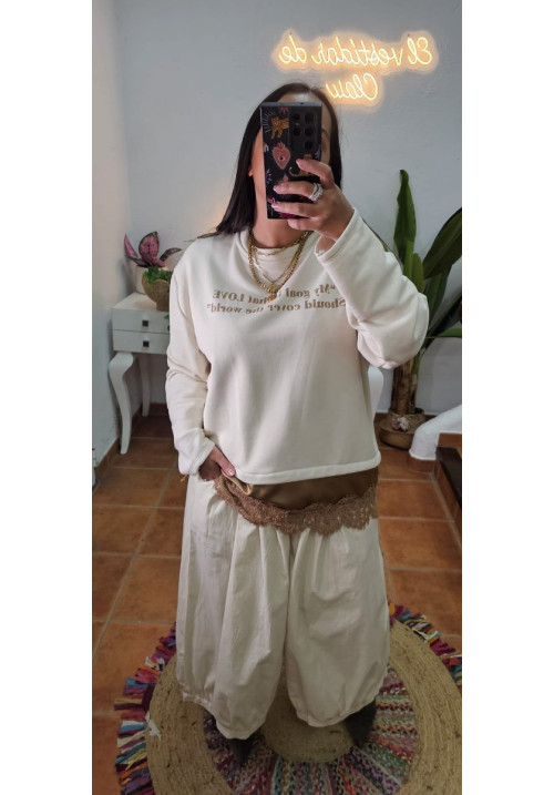 Sudadera bajo lencero