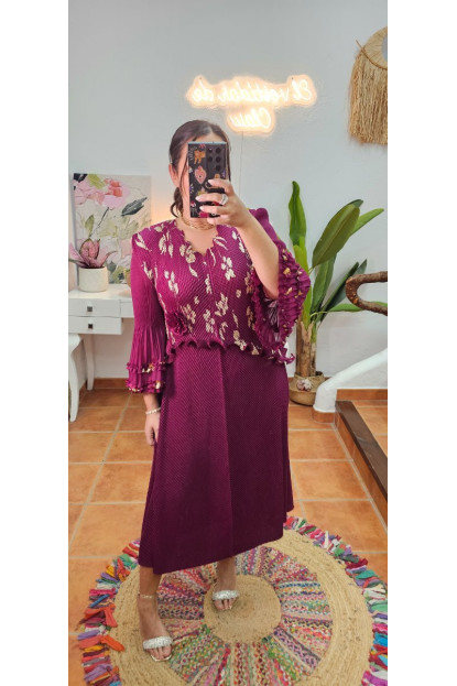 Vestido muelle pan de oro