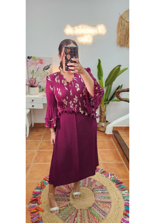 Vestido muelle pan de oro