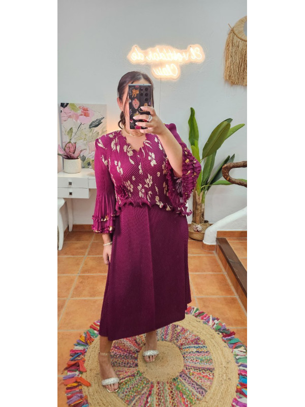 Vestido muelle pan de oro