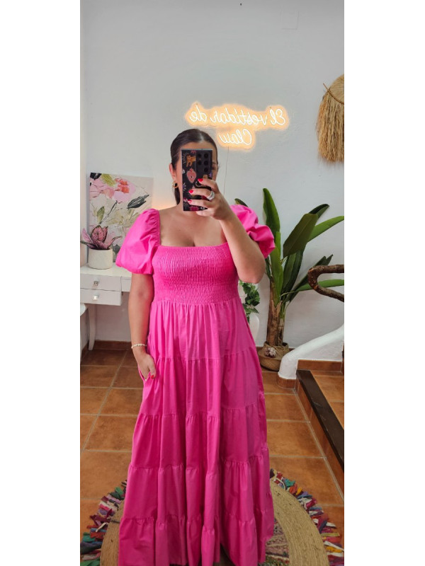 Vestido hombro + Colores 